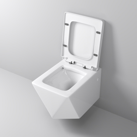 Унитаз подвесной Grossman GR-4481 Cristal (520х360х350) белый