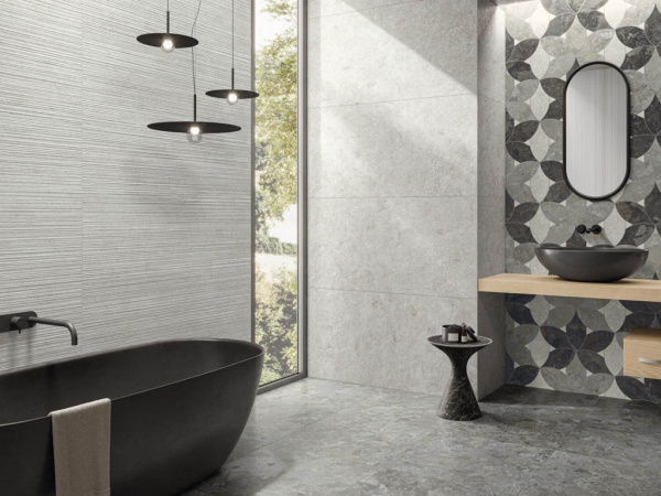 Керамогранит Naxos Mockup Ostuni Line White Nat Ret 60x120