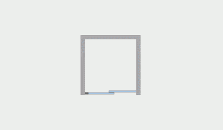 Шторка для ванны Ambassador Bath Screens 16041105 (1700x1400), стекло прозрачное