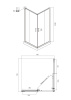 Душевой уголок Ambassador Kingston 14011119 80x80
