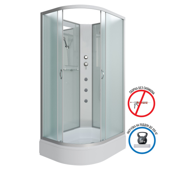 Душевая кабина Niagara Classic NG-33094-14RBKG (1000х900х2000)