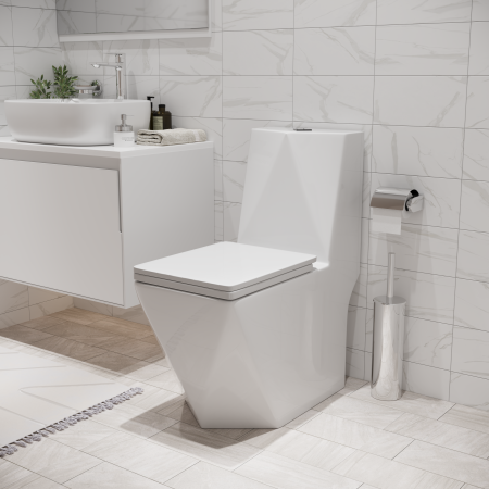 Унитаз напольный Grossman Cristal GR-4491 (680х370х835)