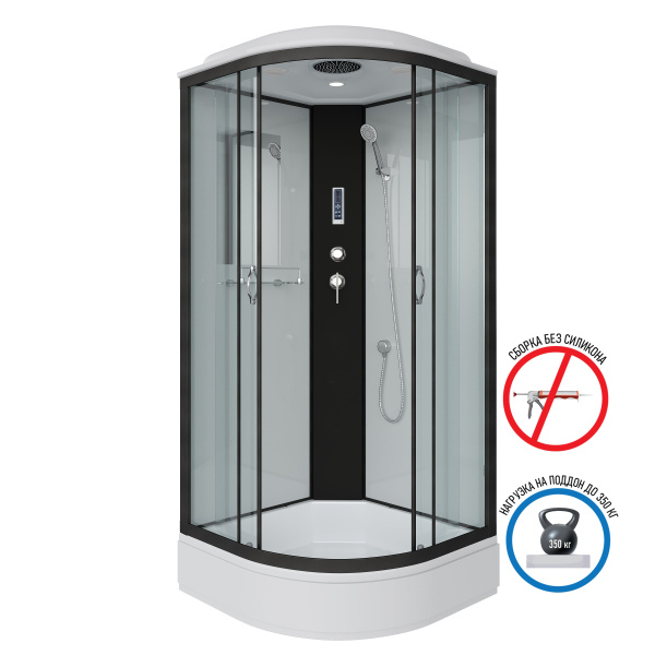 Душевая кабина Niagara Classic NG-6701-14P (900х900х2150)