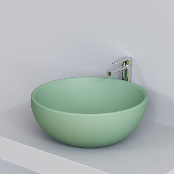 Раковина накладная Ambassador Queen 116T21001 (450х450х175) мятная