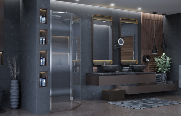 Душевой уголок Ambassador Diamond 12011111L 90x90