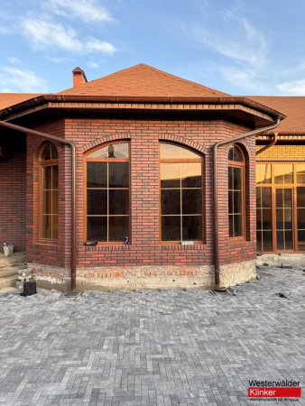 Фасадная клинкерная плитка WK125 Braun 240х52 Westerwalder Klinker