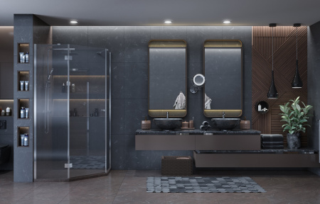 Душевой уголок Ambassador Diamond 12011111L 90x90