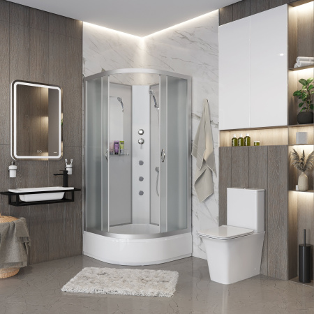 Душевая кабина Niagara Classic NG-3301-14BKG (900х900х2000)