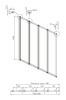 Шторка для ванны Ambassador Bath Screens 16041110L (900x1400), стекло прозрачное