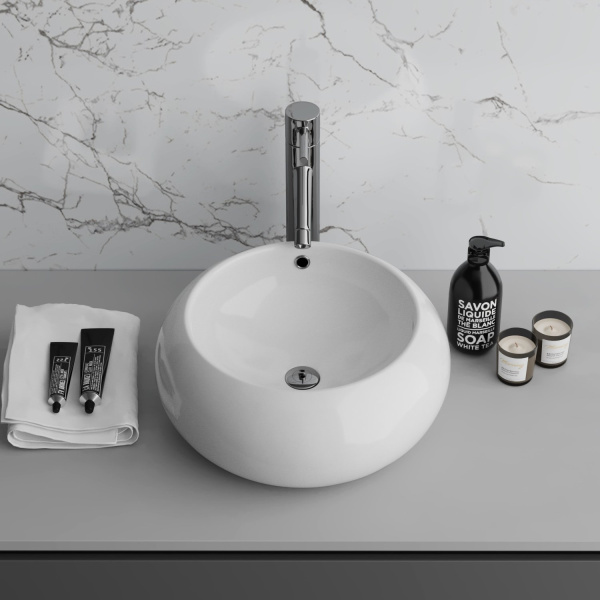 Раковина чаша Grossman GR-3010 (420х420х190), белая