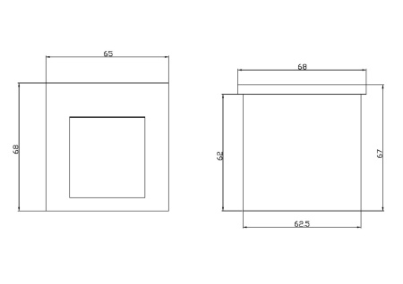 Уличный встраиваемый светильник светодиодный Maytoni Arca O038-L3B