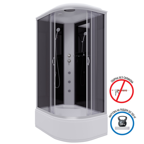 Душевая кабина Niagara Classic NG-2510-14LG (1200х800х2150)