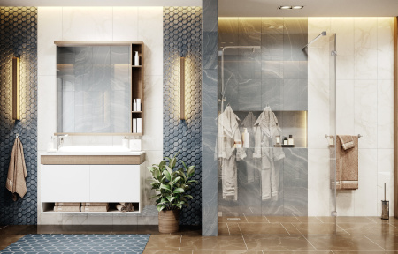 Душевая перегородка Ambassador Walk-in 15031107 110x200, прозрачное стекло