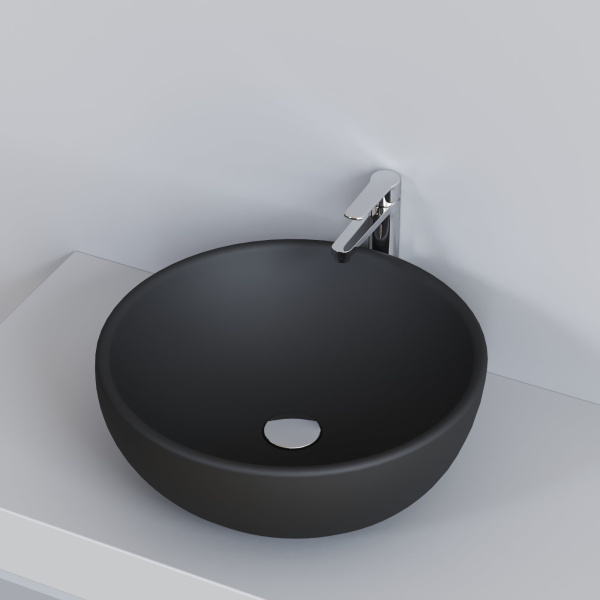 Раковина накладная Ambassador Queen 116T20201 (450х450х175) черная