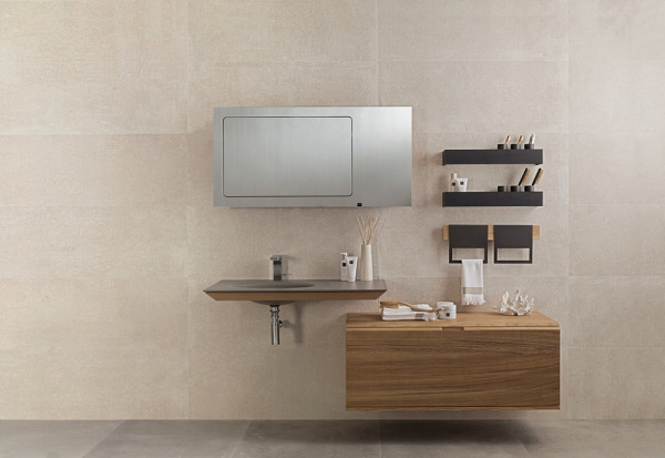 Плитка Porcelanosa Bottega Acero Spiga 45x120