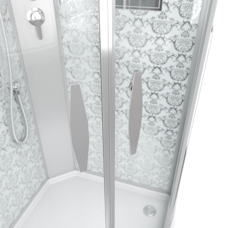 Душевая кабина Niagara Luxe NG-7715WBK (900x900х2100)