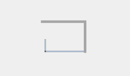 Душевая перегородка Ambassador Walk-in 15031107 110x200, прозрачное стекло