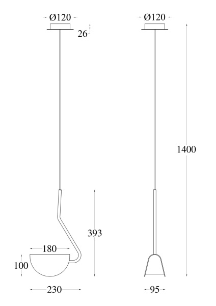 Подвесной светильник Maytoni Mollis MOD126PL-01B