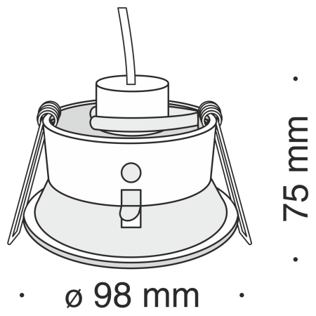 Встраиваемый светильник Maytoni Yin DL030-2-01W
