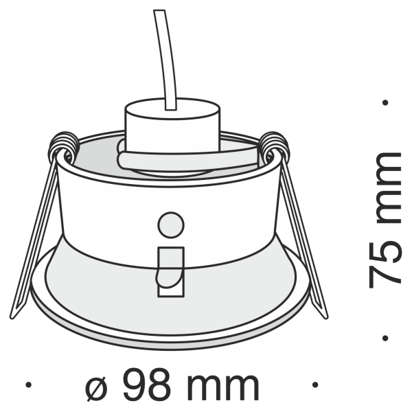 Встраиваемый светильник Maytoni Yin DL030-2-01W