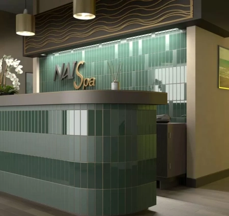 Плитка Equipe Costa Nova Terra Glossy 5x20